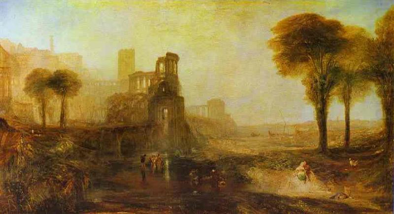 J.M.W. Turner Caligula's Palace and Bridge. china oil painting image